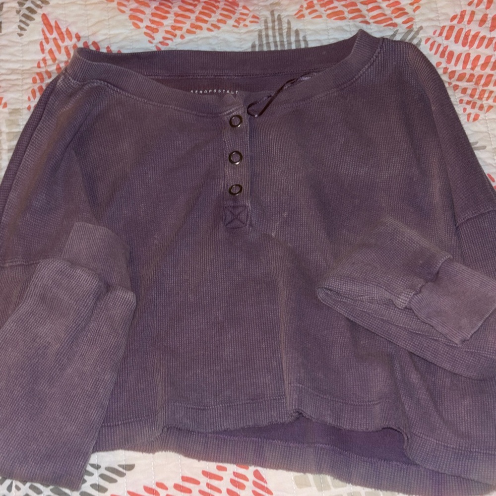 Aeropostale Purple Long Sleeve Top